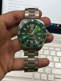 Tag Heuer Formula 1 Limited Edition Green Dial Silver Steel Strap Watch for Men - WAZ1017.BA0842 Buy Now By Tag Heuer