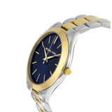 Michael Kors Slim Runway Blue Dial Two Tone Steel Strap Watch for Women - MK3479 Buy Now By Michael Kors
