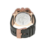 Diesel BAMF Chronograph Black Dial Black Leather Strap Watch For Men - DZ7346 Buy Now By Diesel