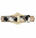 Burberry The City Diamonds Mother of Pearl Dial Brown Leather Strap Watch for Women - BU9226 Buy Now By Burberry