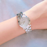 Marc Jacobs Amy Dinky White Dial Silver Steel Strap Watch for Women - MBM3225 Buy Now By Marc Jacobs