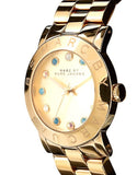 Marc Jacobs Amy Dexter Gold Dial Gold Steel Strap Watch for Women - MBM3215 Buy Now By Marc Jacobs