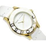 Marc Jacobs Blade White Dial White Leather Strap Watch for Women - MBM1098 Buy Now By Marc Jacobs
