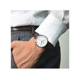 Daniel Wellington Dapper Bristol White Dial Brown Leather Strap Watch For Women - DW00100090 Buy Now By Daniel Wellington