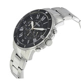 Fossil Grant Sport Chronograph Black Dial Silver Steel Strap Watch for Men - FS5236 Buy Now By Fossil