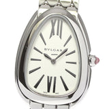 Bvlgari Serpenti Seduttori Quartz White Dial Silver Steel Strap Watch for Women - SERPENTI103141 Buy Now By Bvlgari