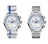 Tag Heuer Carrera Porsche RS 2.7 Automatic Chronograph White Dial White Nylon Strap Watch for Men - CBN2016.EB0275 Buy Now By Tag Heuer