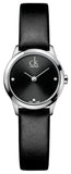 Calvin Klein Minimal Black Dial Black Leather Strap Watch for Women - K3M231CS Buy Now By Calvin Klein