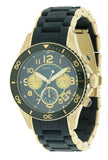Marc Jacobs Rock Chronograph Green Dial Green Silicone Strap Watch for Women - MBM2597 Buy Now By Marc Jacobs