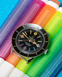 Breitling Superocean Heritage '57 Black Dial Silver Mesh Bracelet Watch for Men - A103701A1B1A1 Buy Now By Breitling