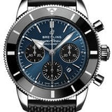 Breitling Superocean Heritage B01 Chronograph 44 Blue Dial Black Mesh Bracelet Watch for Men - AB0162121C1S1 Buy Now By Breitling