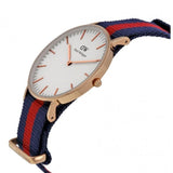Daniel Wellington Classic Oxford White Dial Two Tone NATO Strap Watch For Women - DW00100029 Buy Now By Daniel Wellington