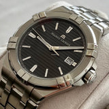 Maurice Lacroix Aikon Venturer Black Dial Silver Steel Strap Watch for Men - AI1008-SS002-331-1 Buy Now By Maurice Lacroix