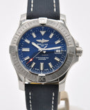 Breitling Avenger Automatic 43mm Blue Dial Blue Nylon Strap Watch for Men - A17318101C1X2 Buy Now By Breitling
