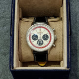 Breitling Navitimer B01 Chronograph 43 Boeing 747 White Dial Black Leather Strap Watch for Men - AB01383B1G1P1 Buy Now By Breitling