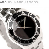 Marc Jacobs Blade Black Dial Silver Steel Strap Watch for Women - MBM3058 Buy Now By Marc Jacobs