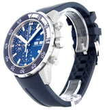IWC Aquatimer Chronograph Blue Dial Blue Rubber Strap Watch for Men - IW376711 Buy Now By IWC