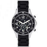 Marc Jacobs Rock Chronograph Black Dial Black Silicone Strap Watch for Women - MBM2551 Buy Now By Marc Jacobs