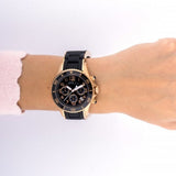 Marc Jacobs Rock Chronograph Black Dial Black Silicone Strap Watch for Women - MBM2553 Buy Now By Marc Jacobs