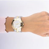 Marc Jacobs Blade Chronograph Silver Dial Two Tone Steel Strap Watch for Women - MBM3177 Buy Now By Marc Jacobs