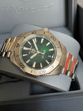 Tag Heuer Aquaracer Professional 200 Automatic Green Dial Silver Steel Strap Watch for Men - WBP2115.BA0627 Buy Now By Tag Heuer