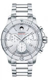 Movado Series 800 Chronograph Silver Dial Silver Steel Strap Watch For Men - 2600111 Buy Now By Movado