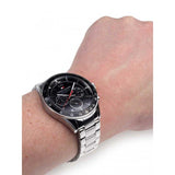 Tommy Hilfiger Luke Chronograph Black Dial Silver Steel Strap Watch for Men - 1791104 Buy Now By Tommy Hilfiger