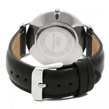 Daniel Wellington Classy Sheffield White Dial Black Leather Strap Watch For Women - DW00100080 Buy Now By Daniel Wellington