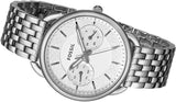 Fossil Tailor Silver Dial Silver Steel Strap Watch for Women - ES3712 Buy Now By Fossil