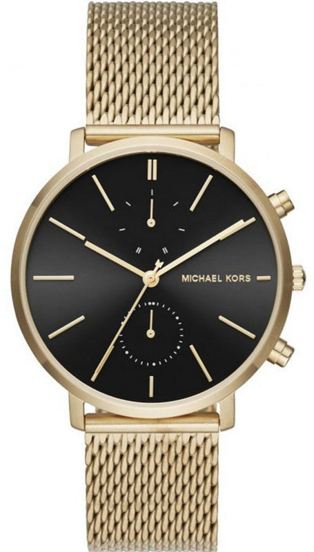 Michael Kors Jaryn Black Dial Gold Steel Strap Watch for Men - MK8503 Buy Now By Michael Kors
