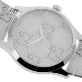 Gucci G Timeless Quartz Grey Dial Grey Leather Strap Watch For Men - YA1264058 Buy Now By Gucci