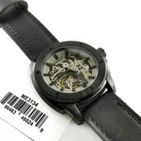 Fossil Modern Machine Automatic Skeleton Grey Dial Black Steel Strap Watch for Men - ME3134 Buy Now By Fossil