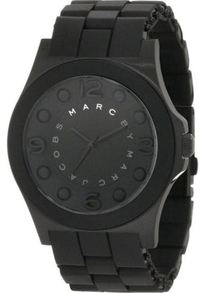 Marc Jacobs Pelly Black Dial Black Silicon Strap Watch for Women - MBM2511 Buy Now By Marc Jacobs