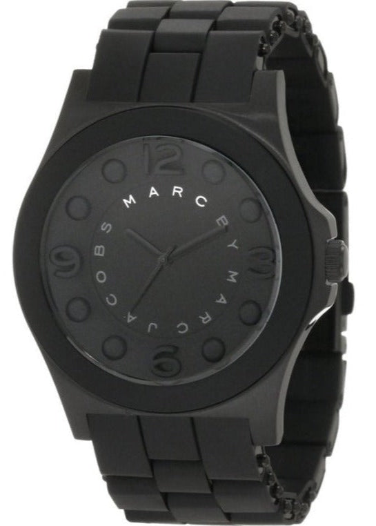 Marc Jacobs Pelly Black Dial Black Silicon Strap Watch for Women - MBM2511 Buy Now By Marc Jacobs