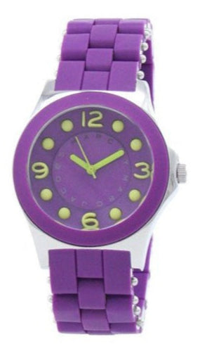 Marc Jacobs Pelly Purple Dial Purple Silicone Strap Watch for Women - MBM2515 Buy Now By Marc Jacobs