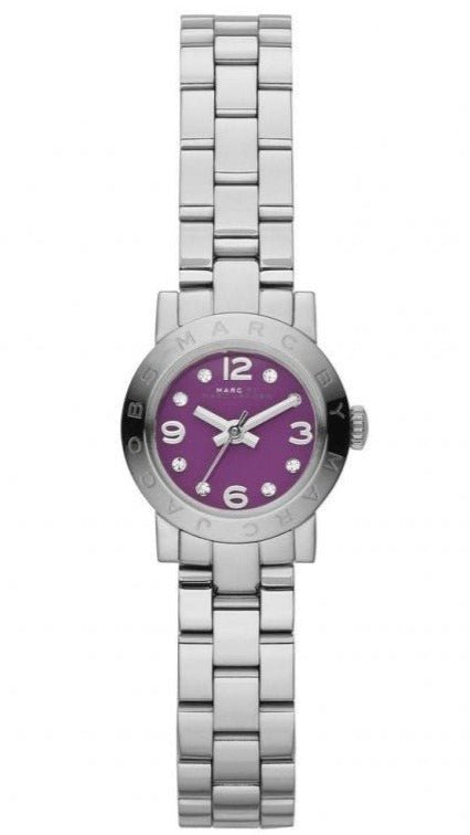 Marc Jacobs Amy Purple Dial Silver Steel Strap Watch for Women - MBM3228 Buy Now By Marc Jacobs
