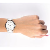 Marc Jacobs Baker White Dial Silver Steel Strap Watch for Women - MBM3242 Buy Now By Marc Jacobs