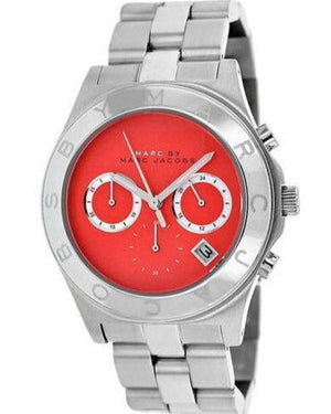 Marc Jacobs Blade Orange Dial Silver Steel Strap Watch for Women - MBM3306 Buy Now By Marc Jacobs