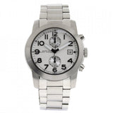 Marc Jacobs Larry Chronograph White Dial Silver Steel Strap Watch for Men - MBM5030 Buy Now By Marc Jacobs