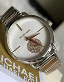 Michael Kors Portia Quartz Silver Dial Two Tone Steel Strap Watch For Women - MK3709 Buy Now By Michael Kors