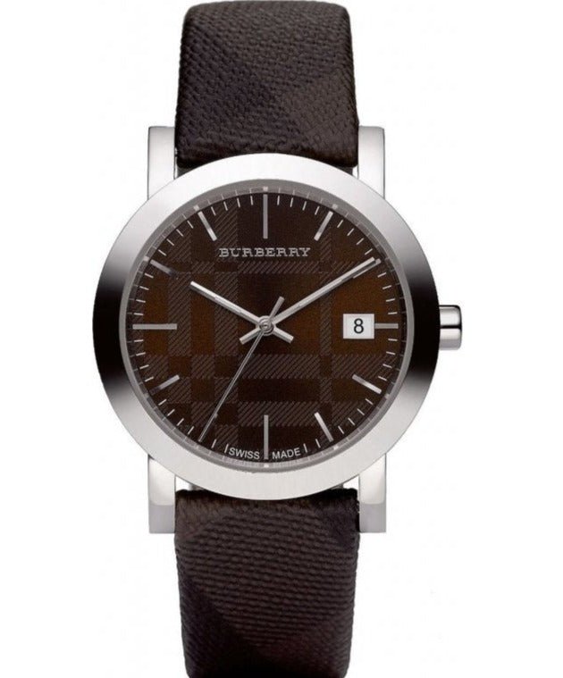 Burberry Smoked Brown Dial Brown Leather Strap Watch for Women - BU1775 Buy Now By Burberry