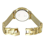 Guess Chelsea Mother of Pearl White Dial Gold Mesh Strap Watch For Women - W0647L3 Buy Now By Guess