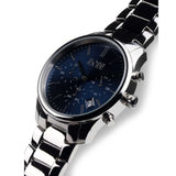 Hugo Boss Commander Blue Dial Silver Steel Strap Watch for Men - 1513434 Buy Now By Hugo Boss