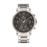 Tommy Hilfiger Chronograph Grey Dial Silver Steel Strap Watch for Men - 1710382 Buy Now By Tommy Hilfiger