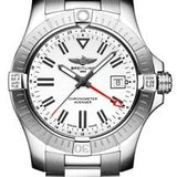 Breitling Avenger Automatic GMT 43 White Dial Black Nylon Strap Watch for Men - A32397101A1X1 Buy Now By Breitling