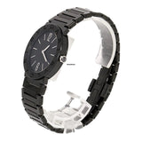 Bvlgari Bvlgari Lady Black Dial Black Steel Strap Watch for Women - BVLGARI103557 Buy Now By Bvlgari