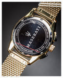 Maserati Traguardo 45mm Quartz Gold Black Dial Watch For Men - R8873612010 Buy Now By Maserati