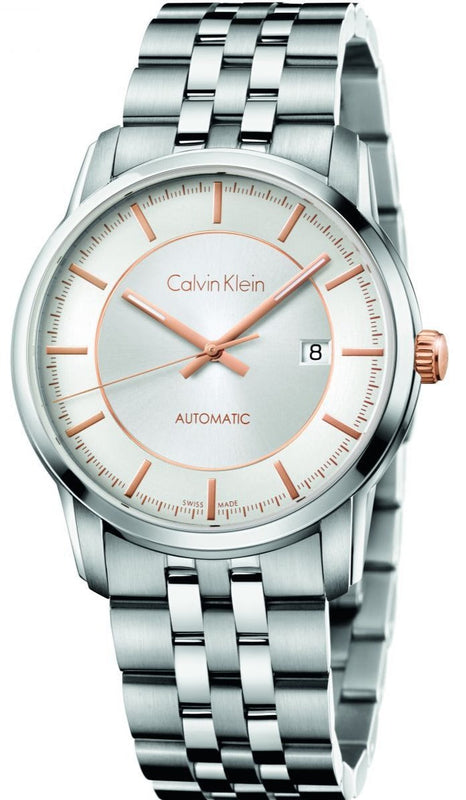 Calvin Klein Infinity Silver Dial Silver Steel Strap Watch for Men - K5S34B46 Buy Now By Calvin Klein