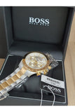 Hugo Boss Ikon Chronograph Silver Dial Two Tone Steel Strap Watch for Men - 1512960 Buy Now By Hugo Boss