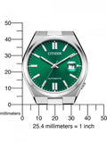 Citizen Tsuyosa Automatic Green Dial Silver Steel Strap Watch For Men - NJ0150-81X Buy Now By Citizen